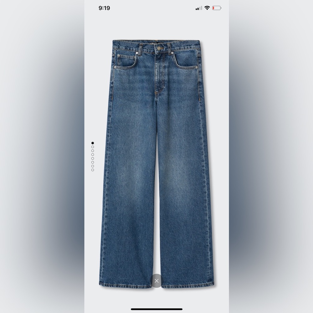 Mango High Waist Wide Leg Jeans
